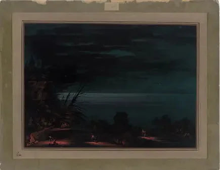 Lohenkalastus harppuunalla - Ottawa - George Catlin