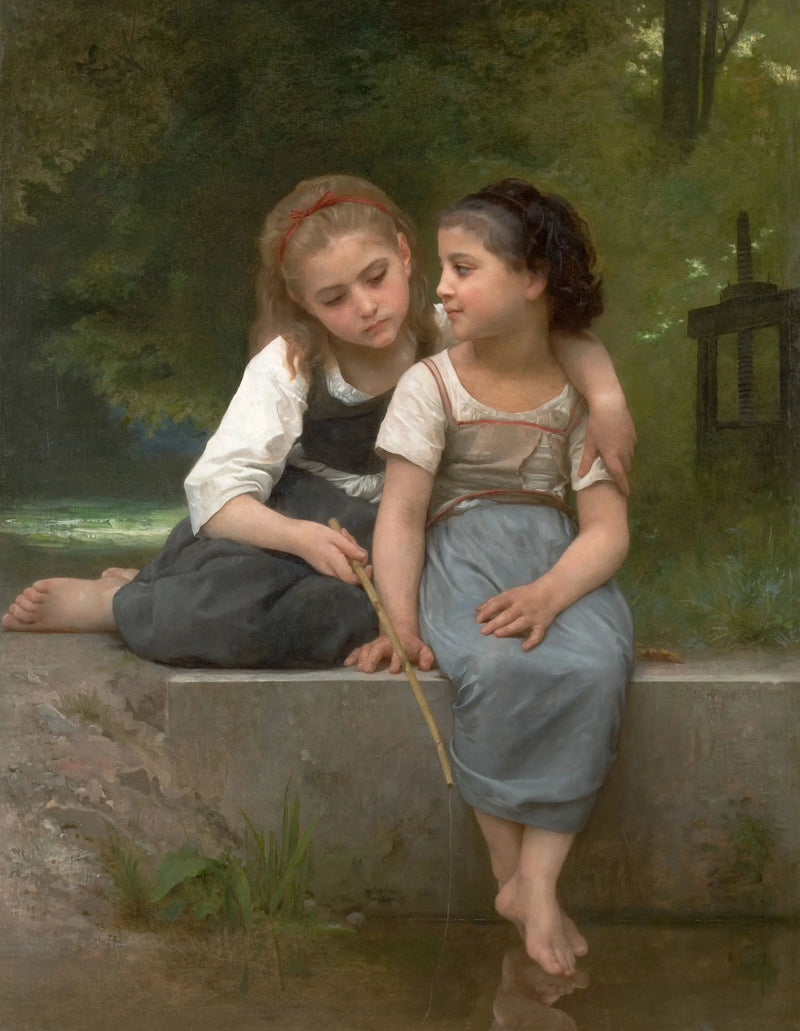 Sammakoiden pyydystäminen - Bouguereau