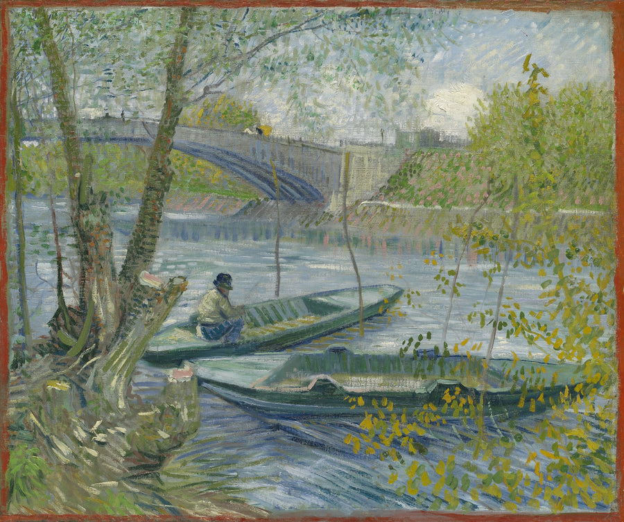 Keväinen kalastus Clichyn sillalla - Vincent van Gogh