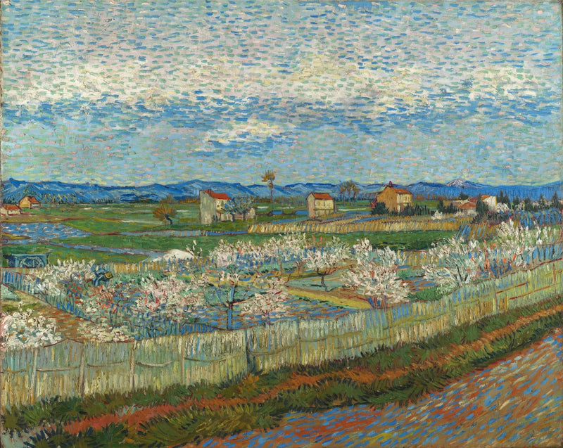 Kukkivat persikat - Vincent van Gogh
