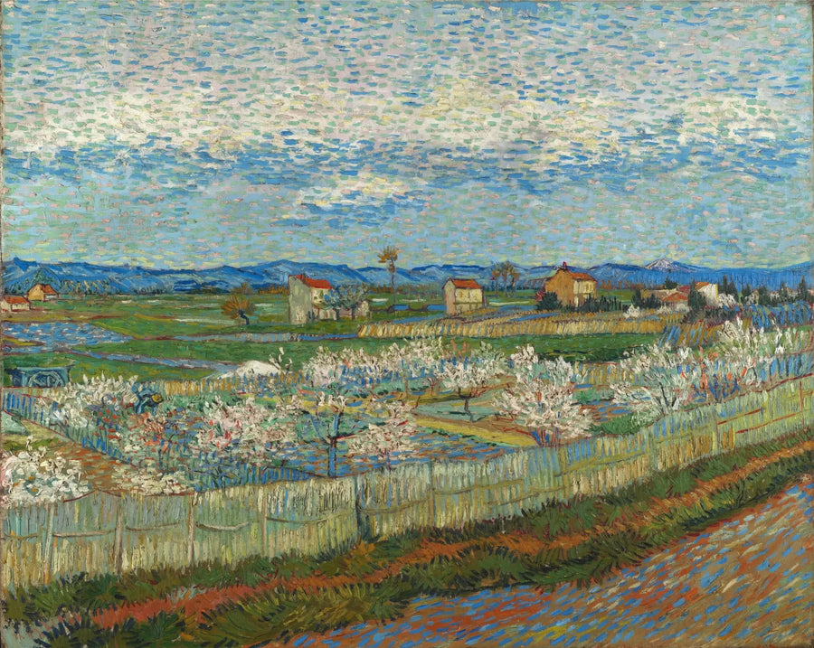 Kukkivat persikat - Vincent van Gogh