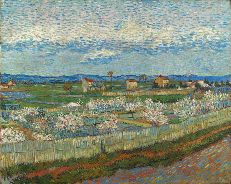 Kukkivat persikat - Vincent van Gogh