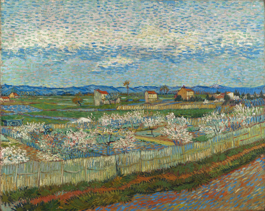 Kukkivat persikat - Vincent van Gogh