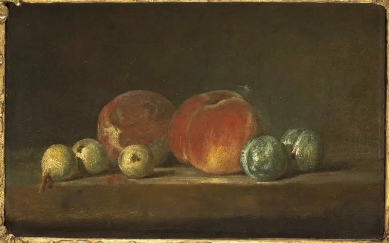 Persikat ja luumut - Jean Siméon Chardin