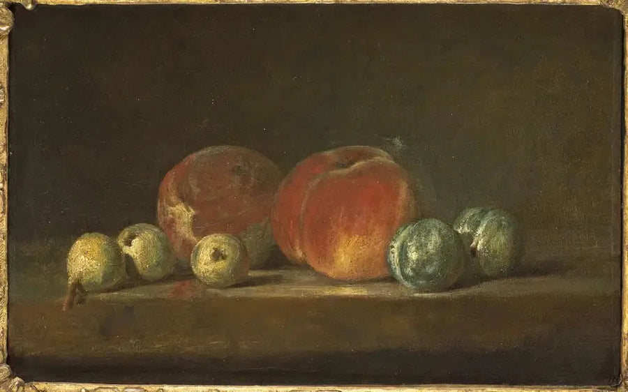 Persikat ja luumut - Jean Siméon Chardin