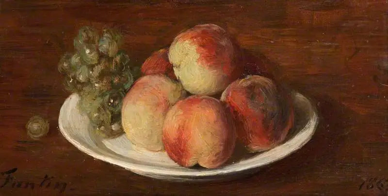 Persikat ja viinirypäleet - Henri Fantin-Latour