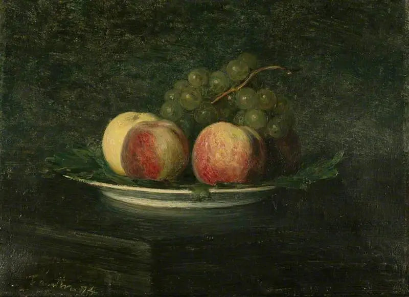 Kalat ja viinirypäleet - Henri Fantin-Latour