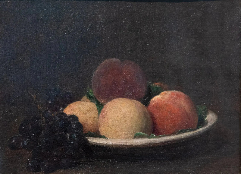 Persikat ja mustat viinirypäleet - Henri Fantin-Latour