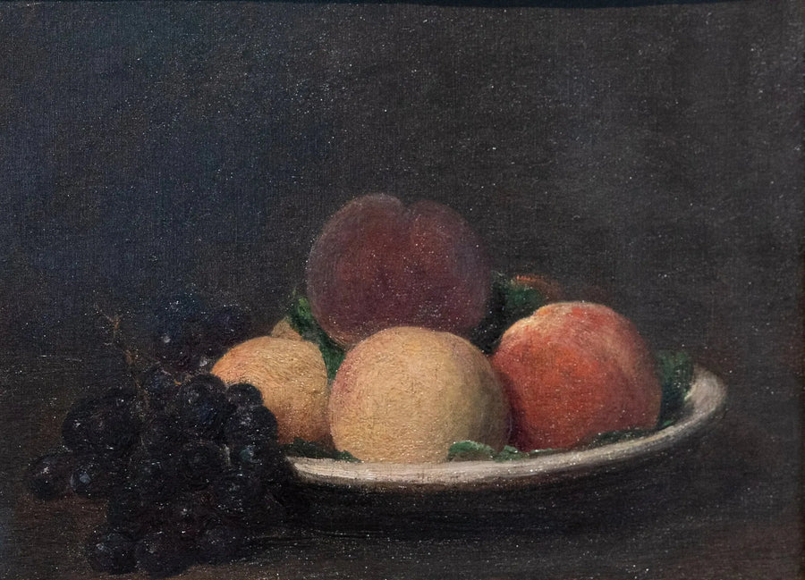Persikat ja mustat viinirypäleet - Henri Fantin-Latour