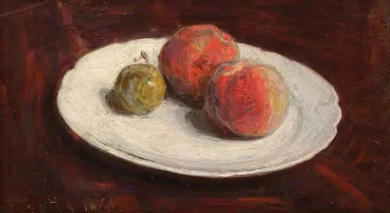 Persikat ja kuningattaret-viinirypäleet - Henri Fantin-Latour