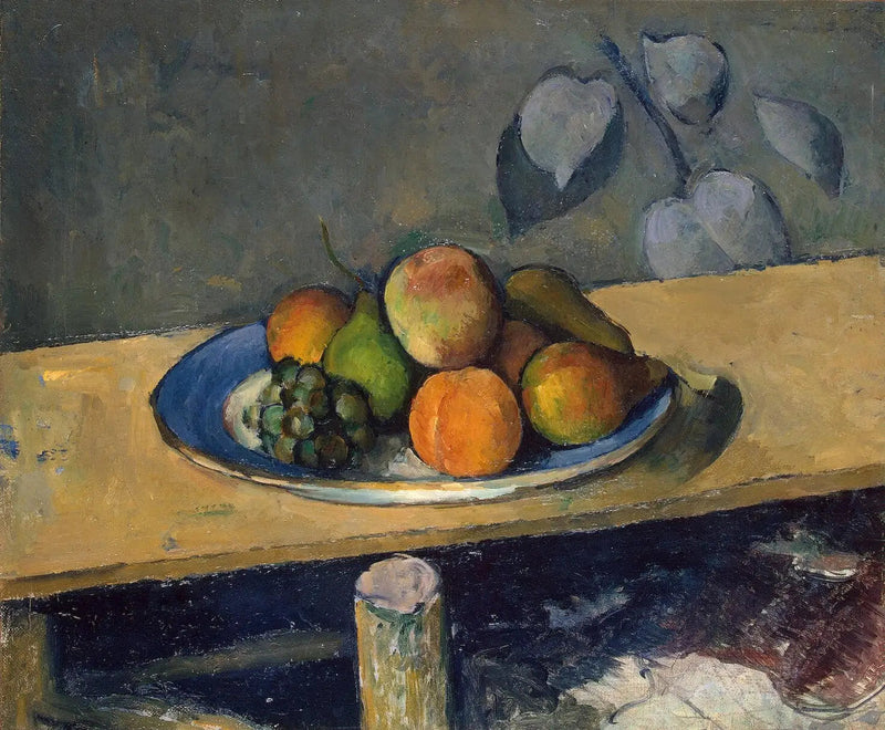 Persikoita, päärynöitä ja viinirypäleitä - Paul Cézanne