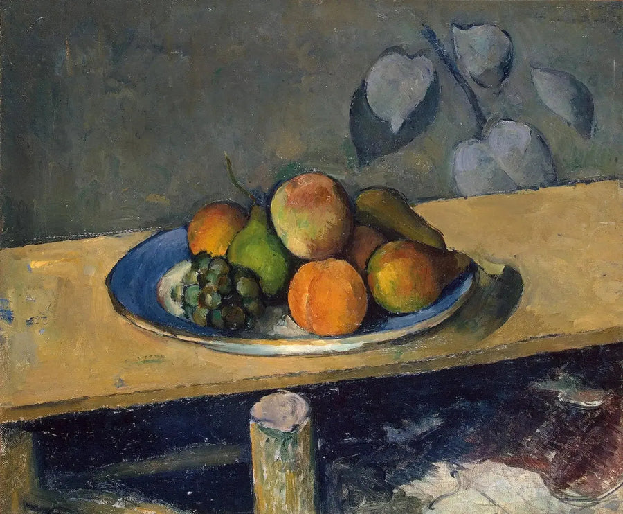 Persikoita, päärynöitä ja viinirypäleitä - Paul Cézanne