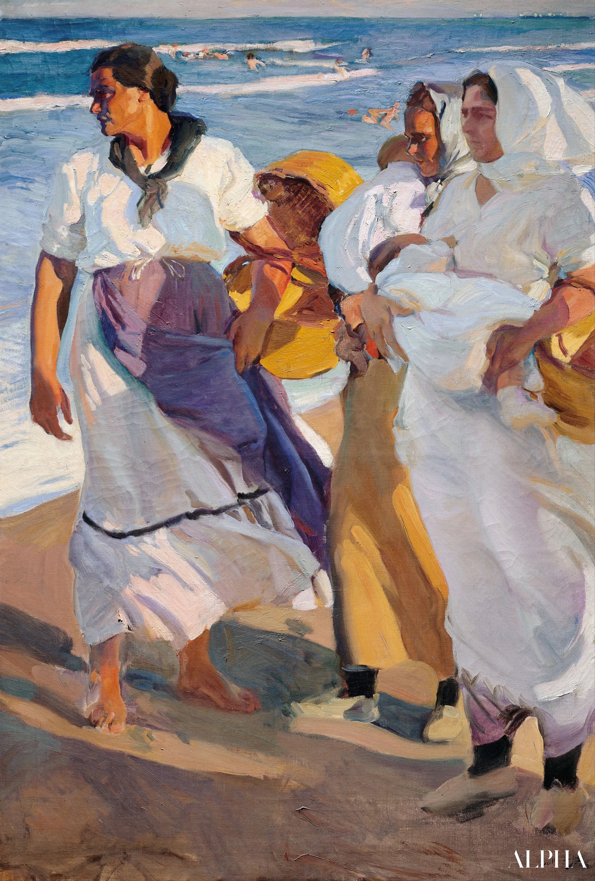 Valencian kalastaja - Sorolla - Korkealaatuiset taulujen ja maalauksien reproduktiot