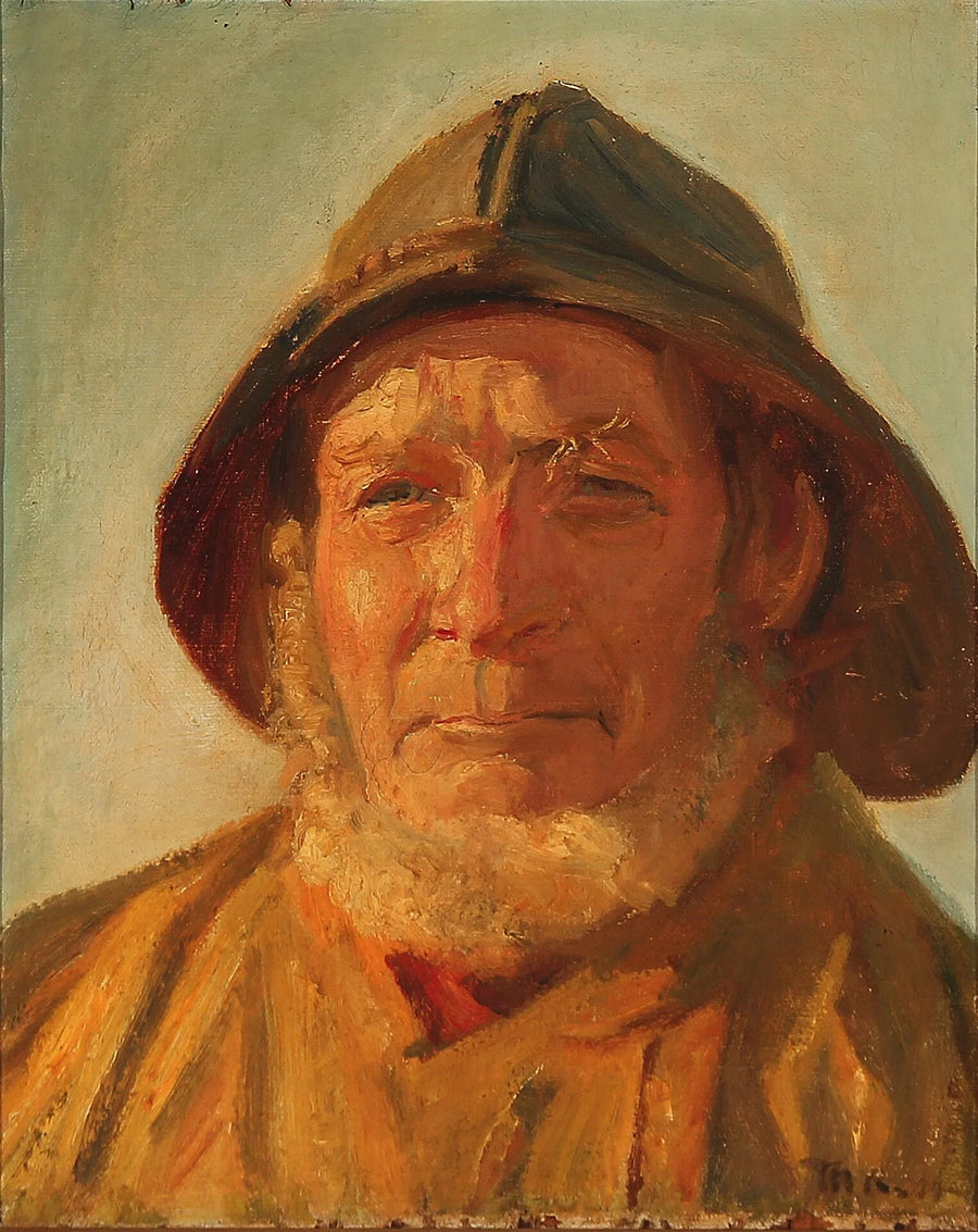 Kalastaja iltapäivän auringossa. -Michael Peter Ancher