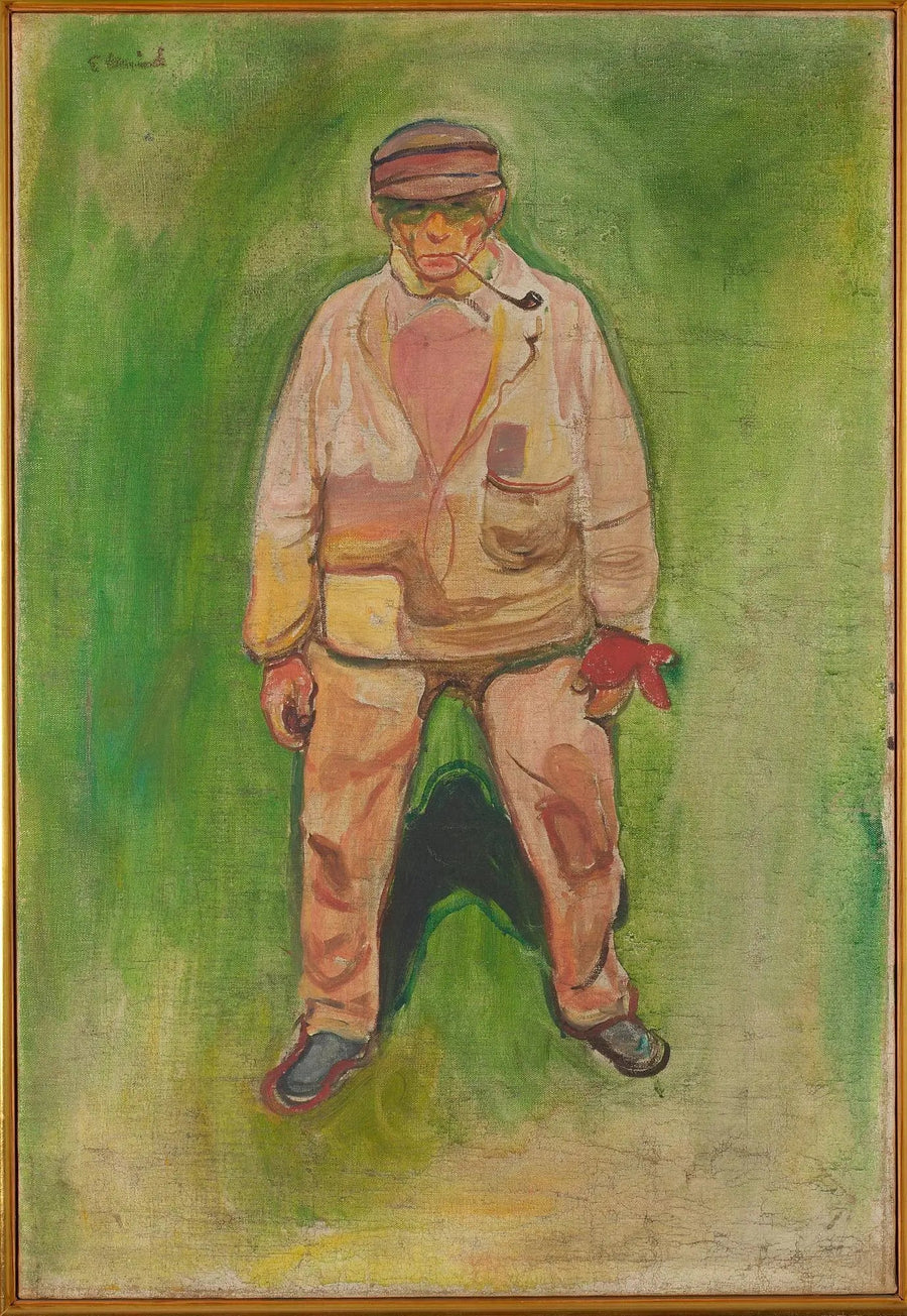 Kalastaja vihreällä niityllä - Edvard Munch