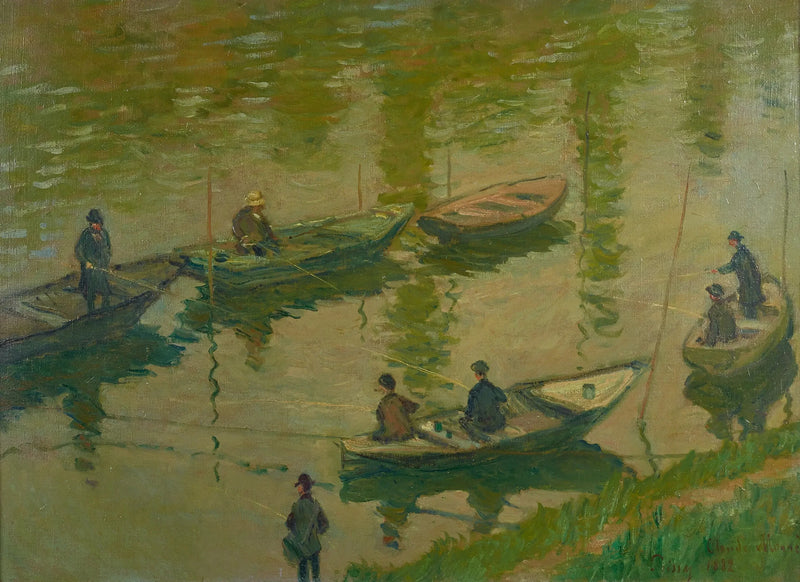 Kalastajat Seinen varrella Poissy W748 - Claude Monet