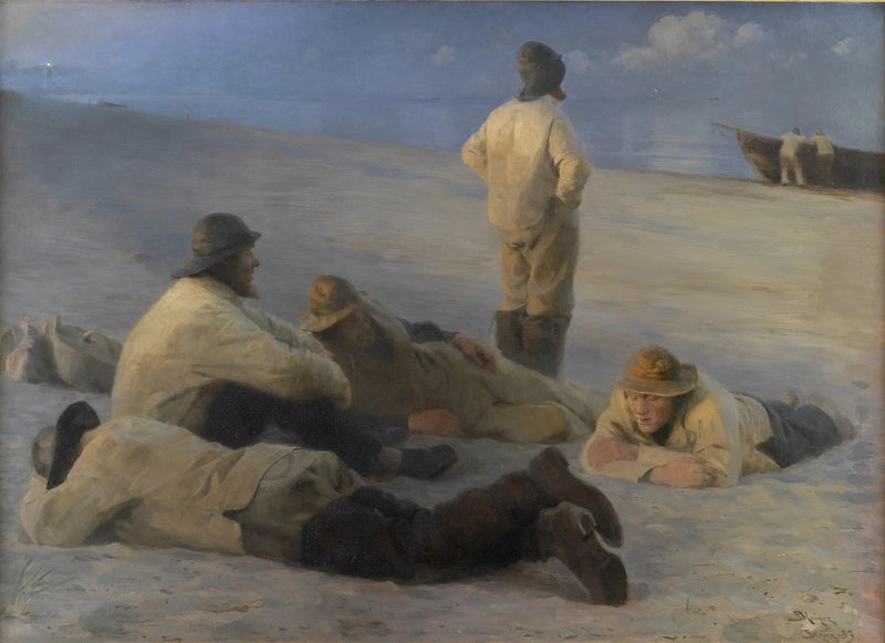 Kalastajia Skagenin rannalla - Peder Severin Krøyer