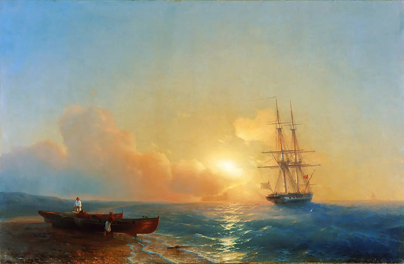 Kalastajat rannalla - Ivan Aïvazovski