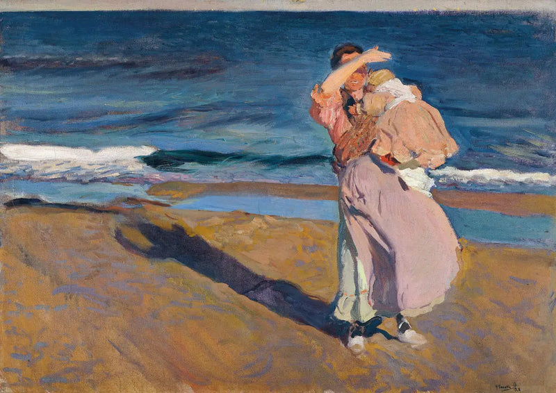Kalastaja poikansa kanssa - Joaquín Sorolla