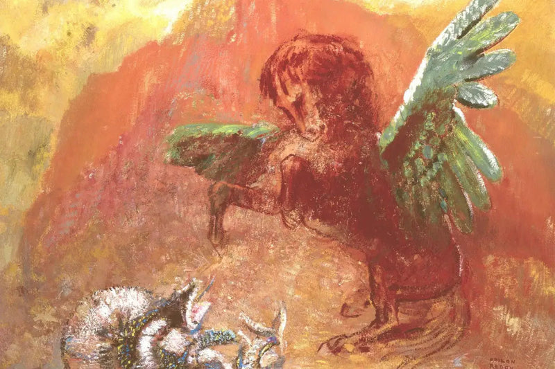 Pégase et l'Hydra - Odilon Redon