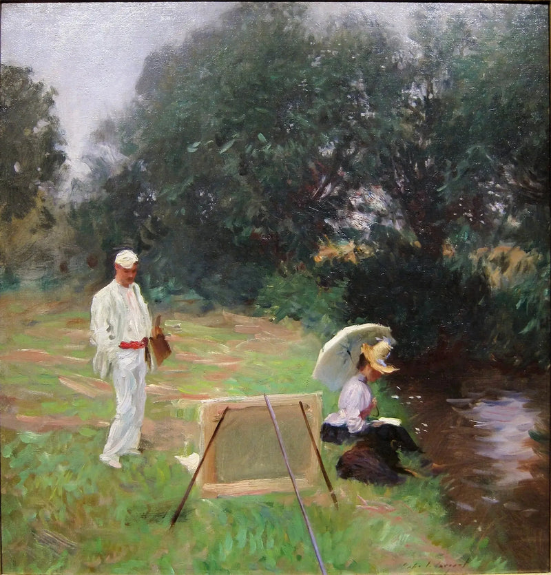 Dennis Millerin bunkkerimaalaus Calcotissa - John Singer Sargent