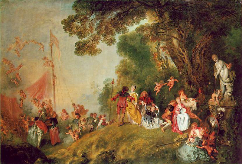 Pyhiinvaellus Kythera-saarella - Antoine Watteau