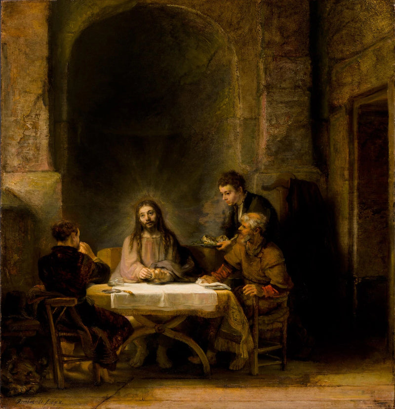 Emmaus-matkaajat - Rembrandt