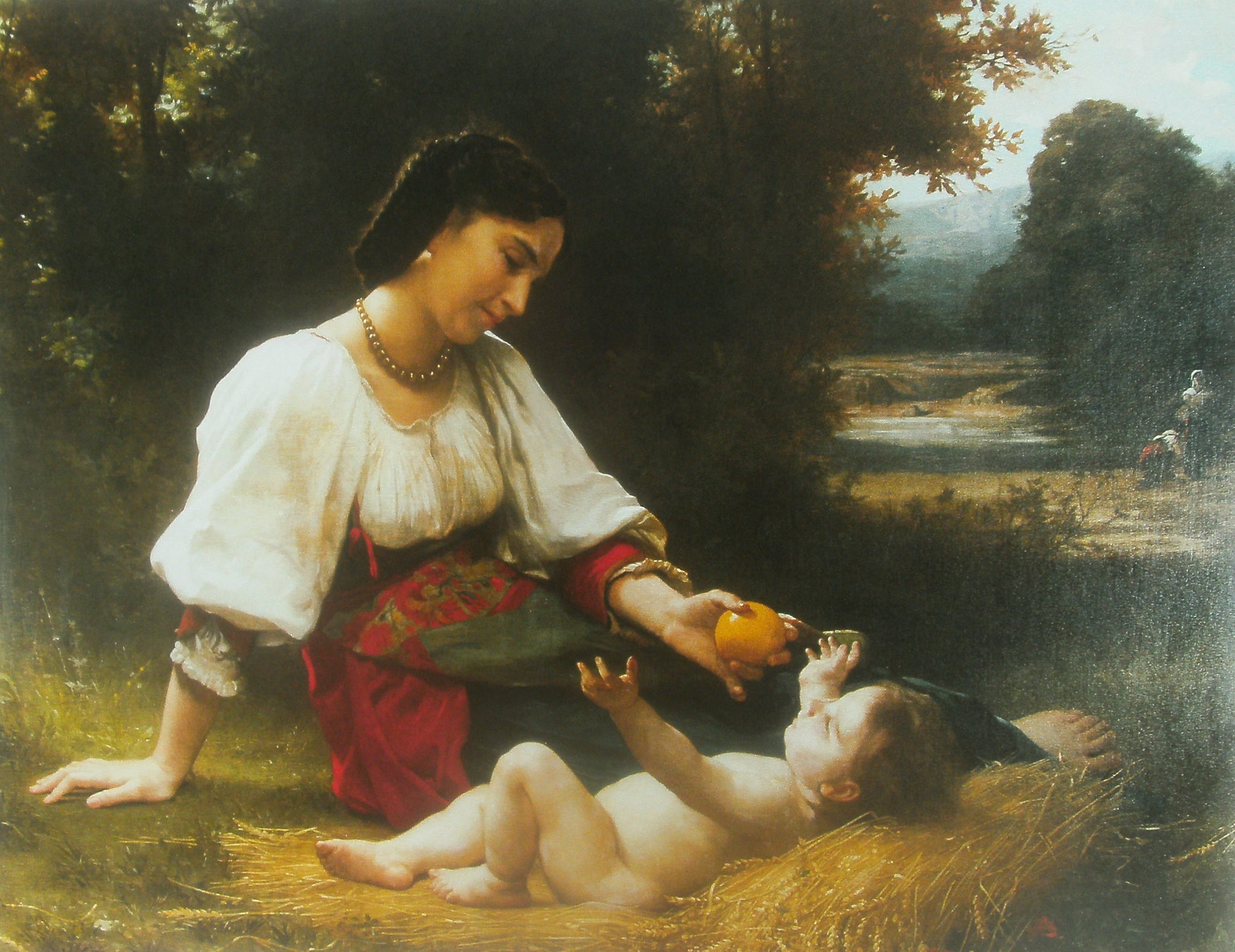 Pendant la moisson (1872) - Bouguereau