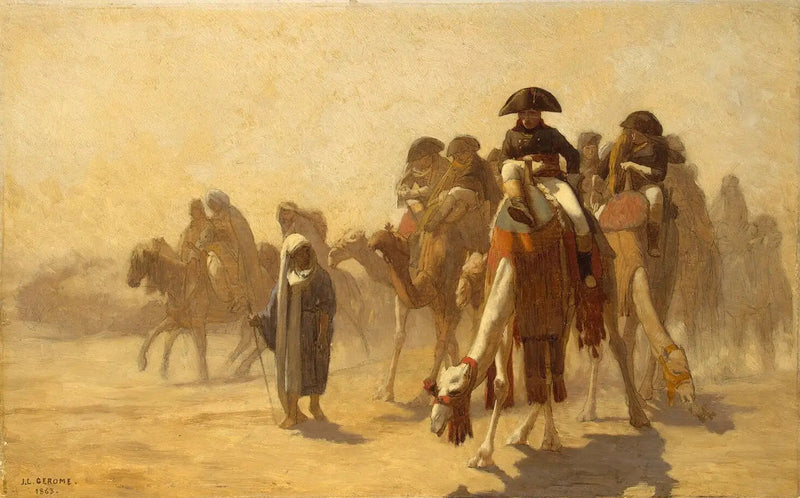Napoleonin riipus hänen kampanjastaan Egyptissä - Jean-Léon Gérôme