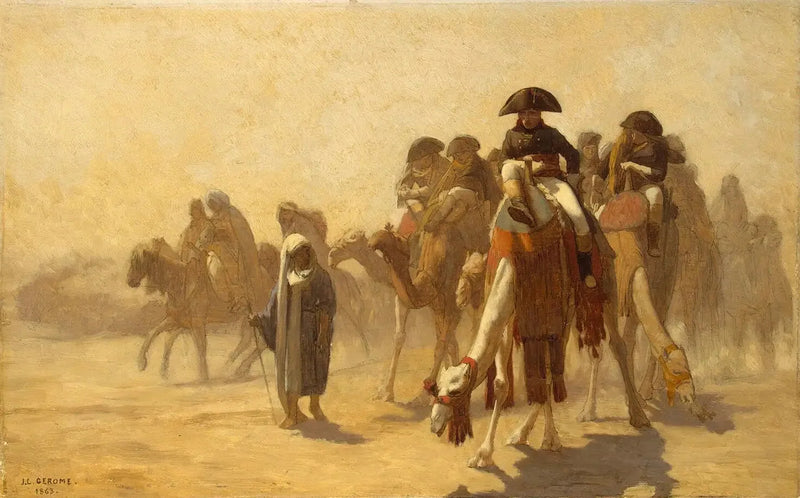 Napoleonin riipus hänen kampanjastaan Egyptissä - Jean-Léon Gérôme