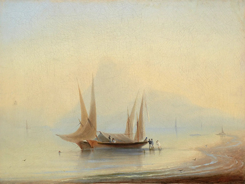 Merirannan lautta - Ivan Aïvazovski