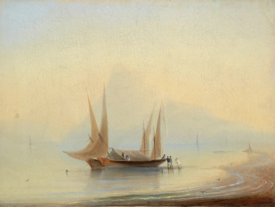 Merirannan lautta - Ivan Aïvazovski