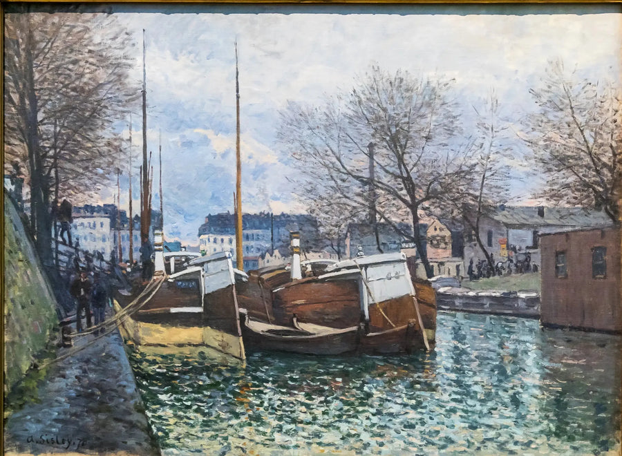 Bargeet Saint-Martin-kanavalla - Alfred Sisley