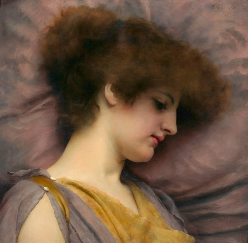 Kaukaiset ajatukset (Rose Pettigrew) - John William Godward