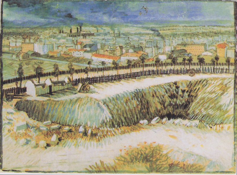 Pariisin laitamilla, lähellä Montmartrea - Vincent van Gogh