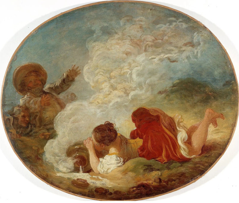 Perrette ja maitokannu - Jean-Honoré Fragonard