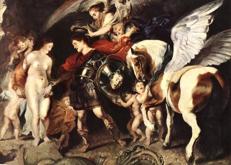 Persée kruunattu - Peter Paul Rubens