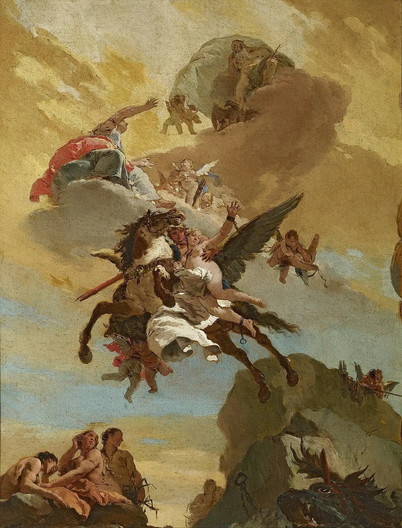 Persée ja Andromeda - Giovanni Battista Tiepolo