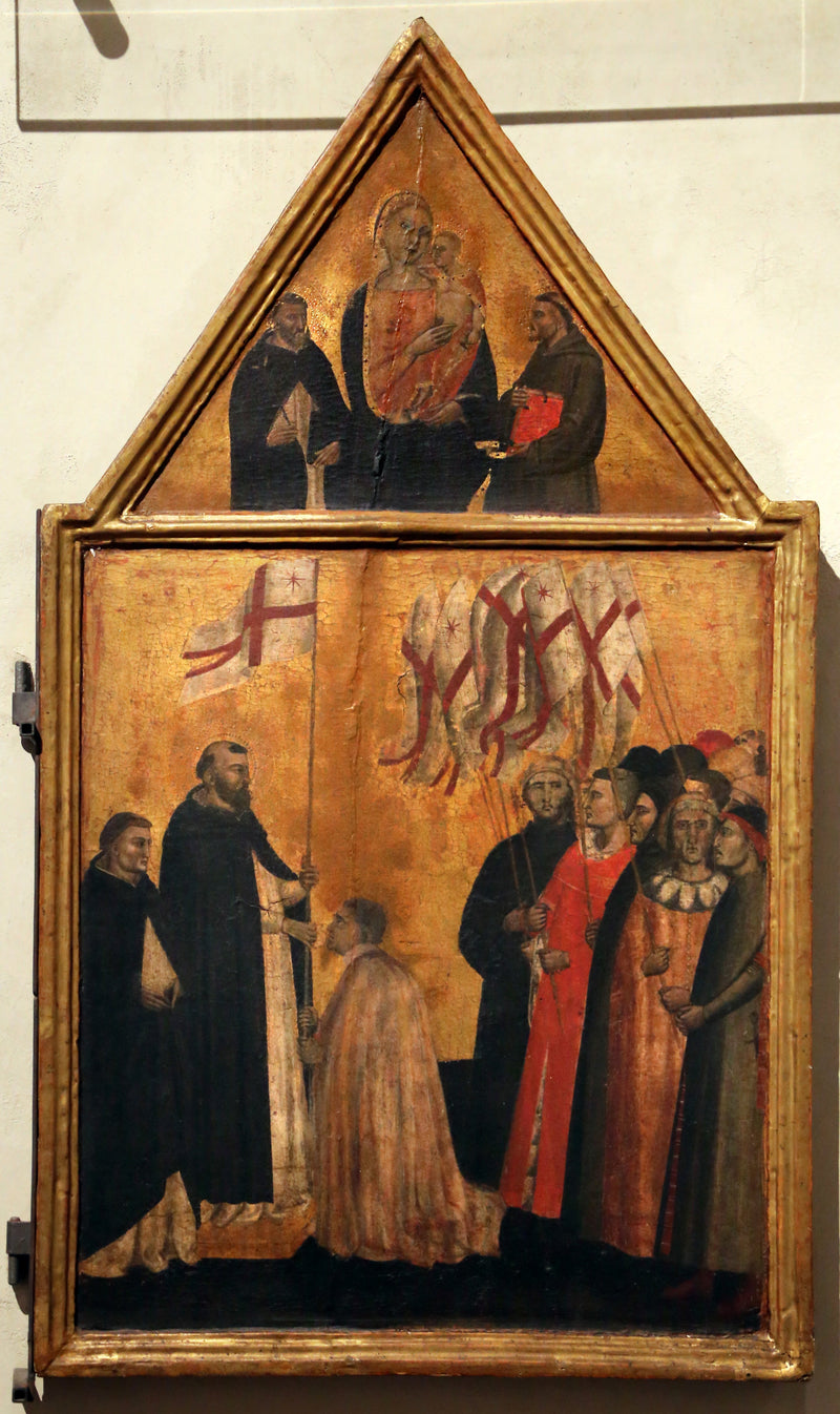 Peter Matyr antaa standardin Misericordia - Andrea Orcagna