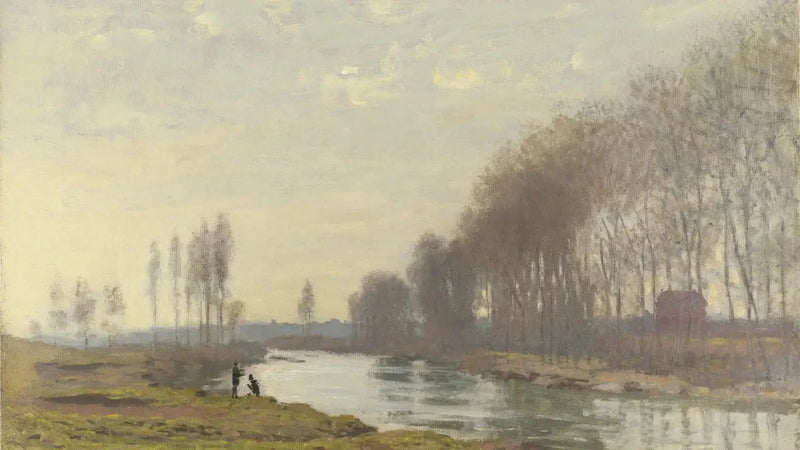 Le Petit Bras de la Seine Argenteuil W196:ssa - Claude Monet