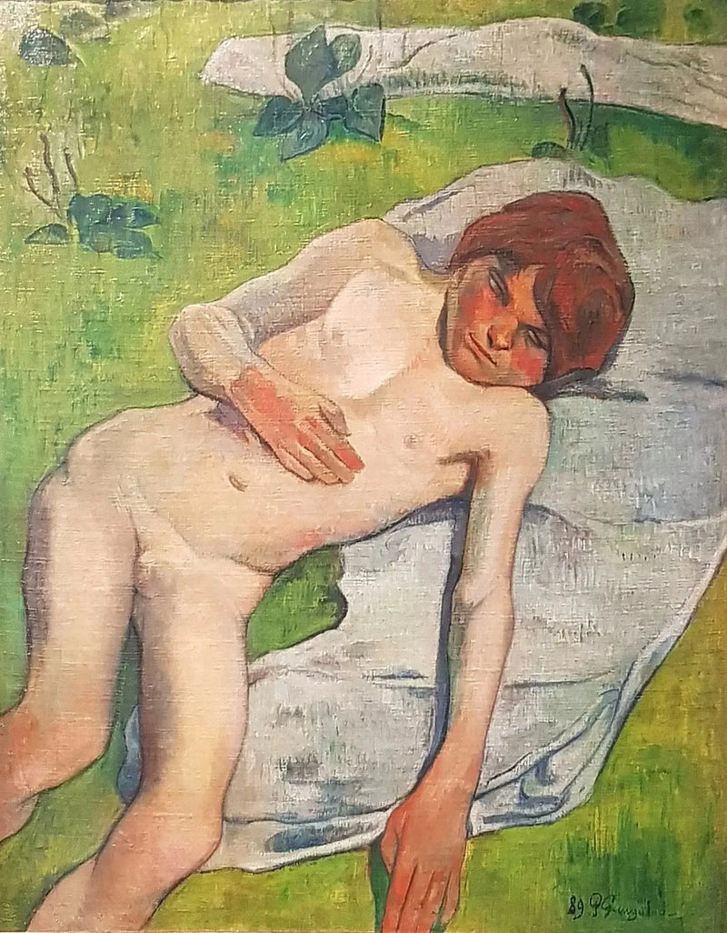 pieni bretoni alasti - Paul Gauguin