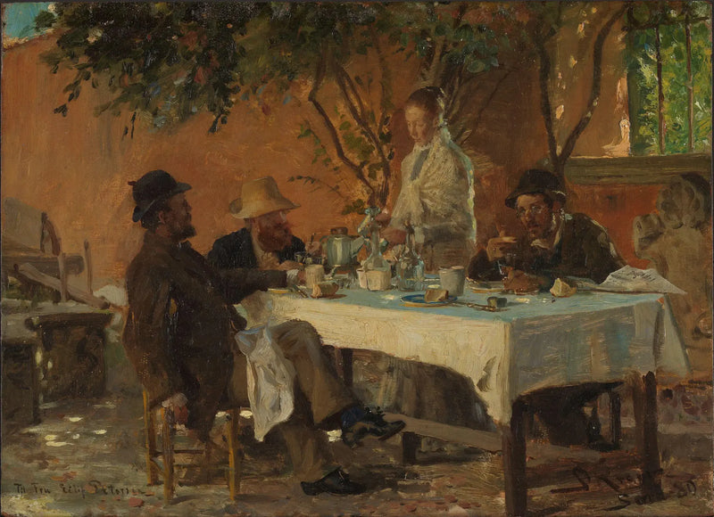 Aamiainen Sorassa - Peder Severin Krøyer