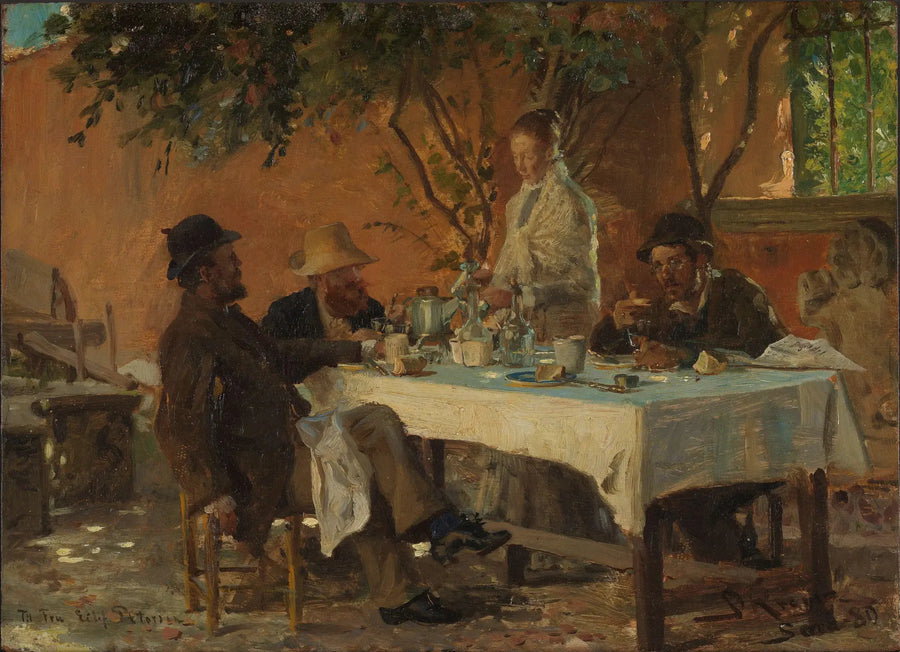 Aamiainen Sorassa - Peder Severin Krøyer
