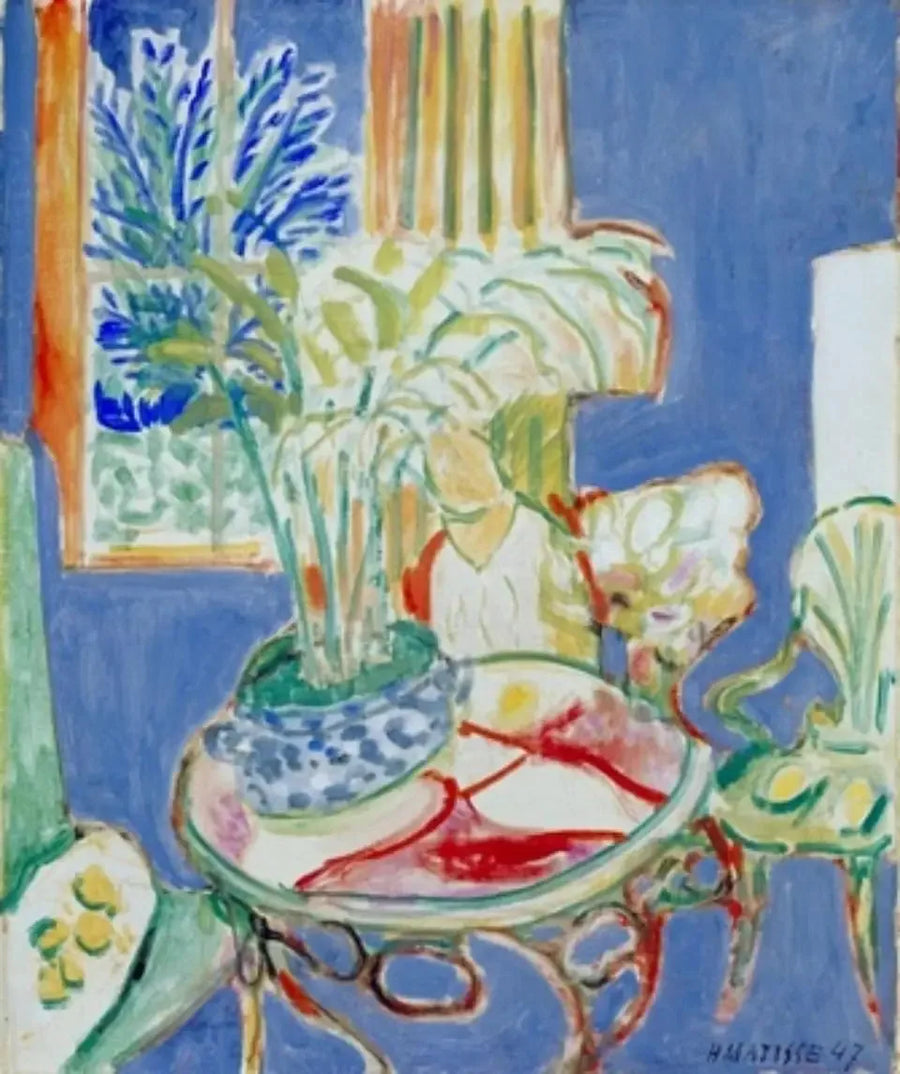 Pieni sininen sisustus - Henri Matisse