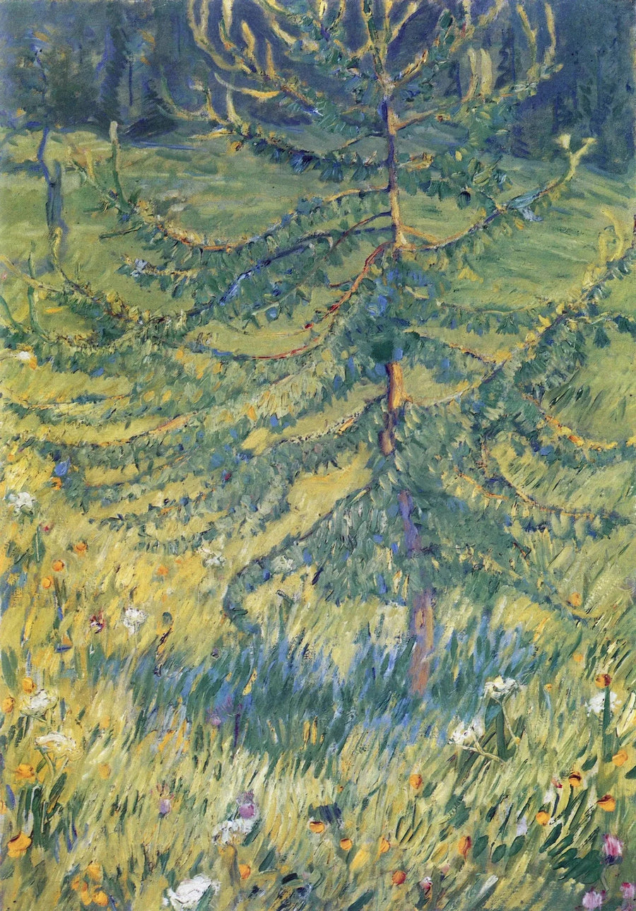 Pieni lehtikuusi - Franz Marc