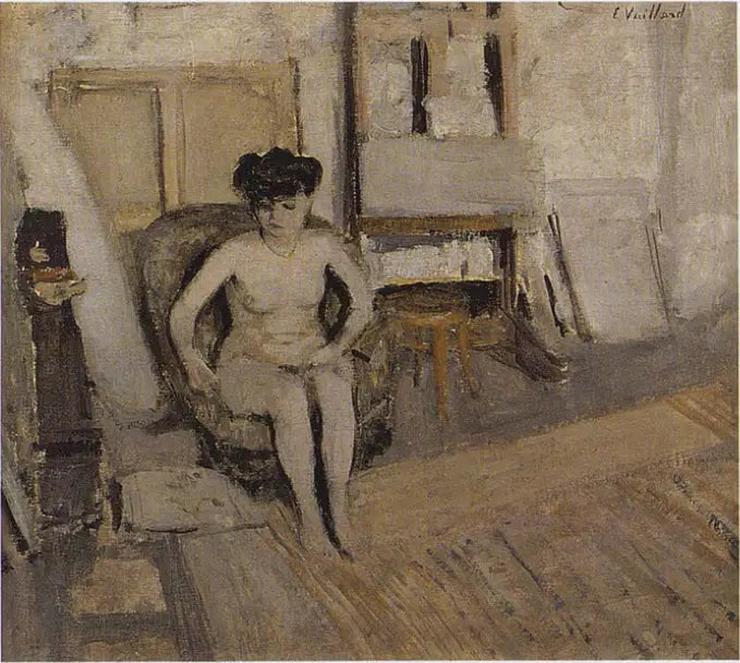 Pieni istuva nyytti - Édouard Vuillard