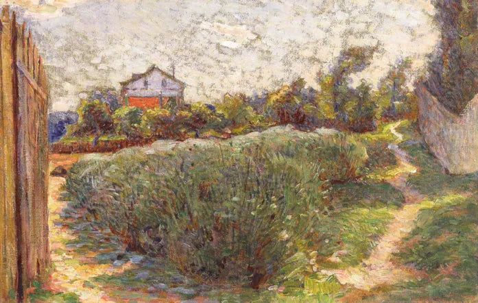 Pieni maisema talon kanssa - Marie Bracquemond