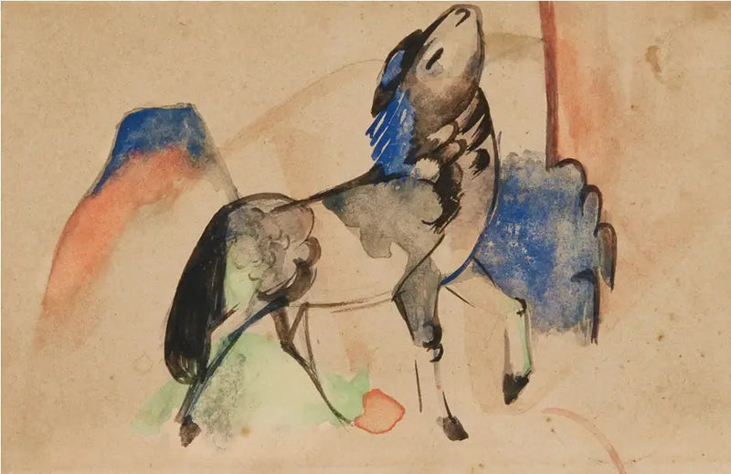 pieni upea otus II - Franz Marc