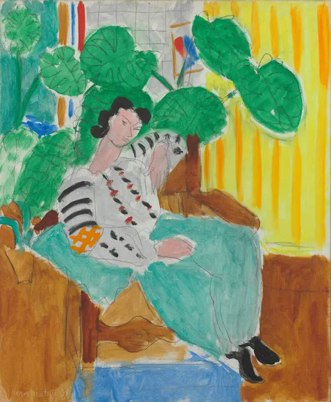 Pieni romanialainen pusero lehdillä - Henri Matisse
