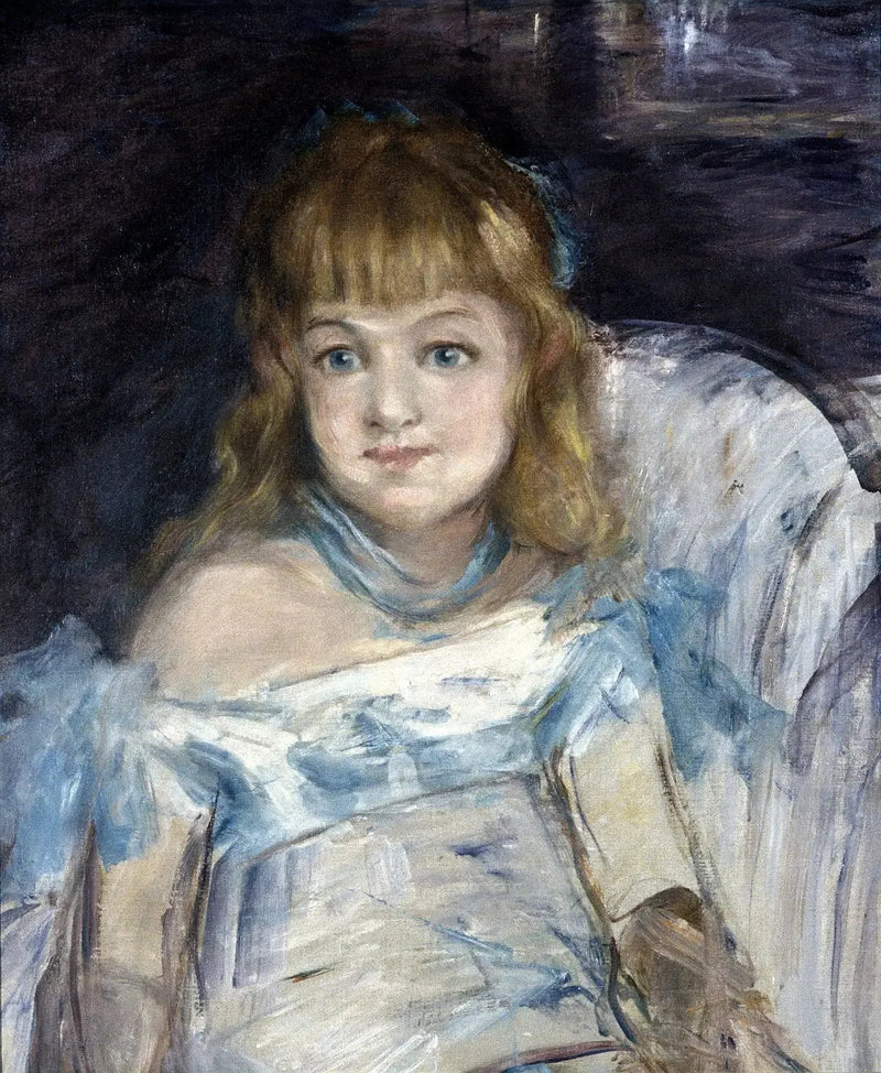 Pieni tyttö nojatuolissa - Édouard Manet